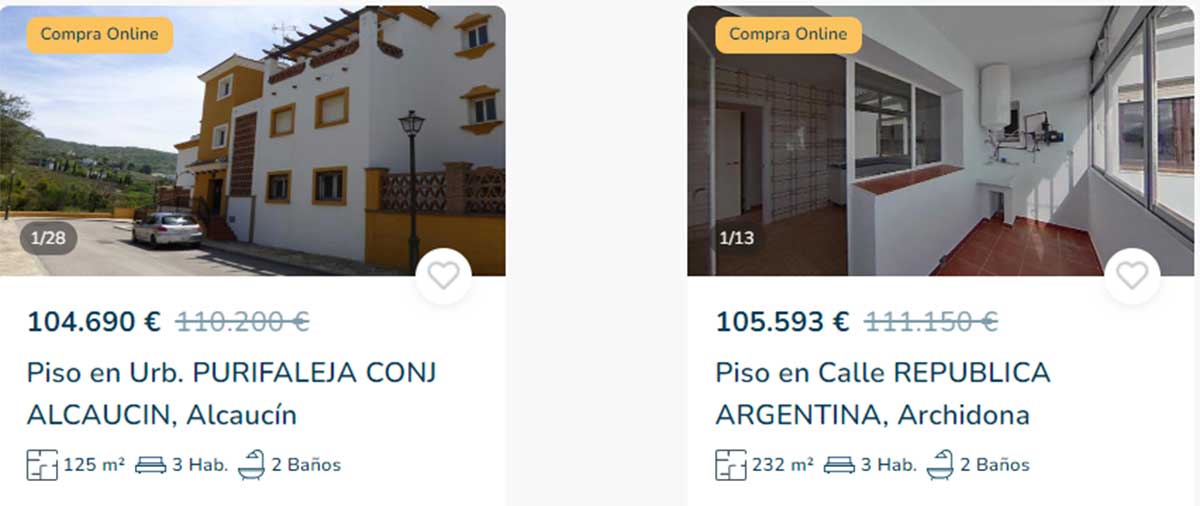 Pisos en Málaga por 104.000 euros