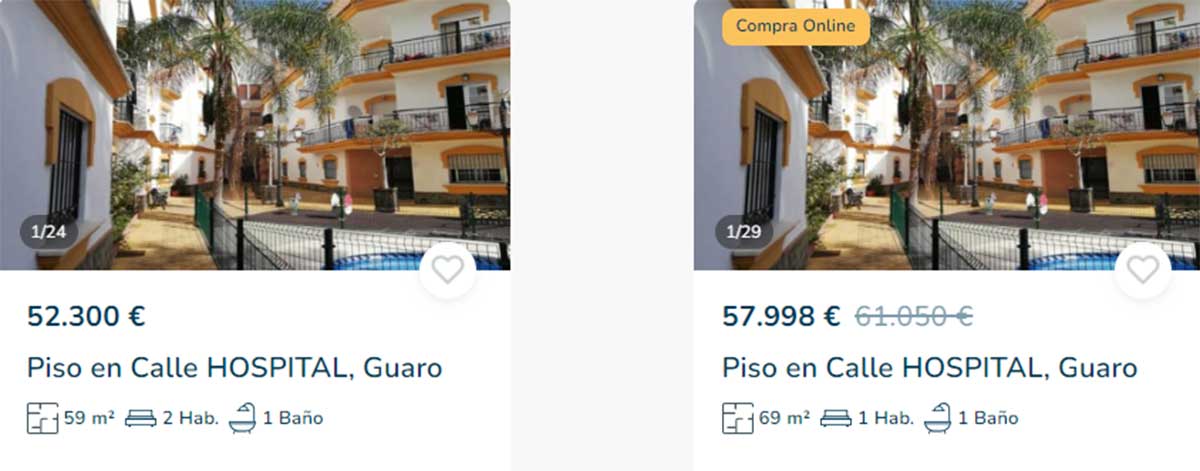Pisos en Málaga por 52.000 euros