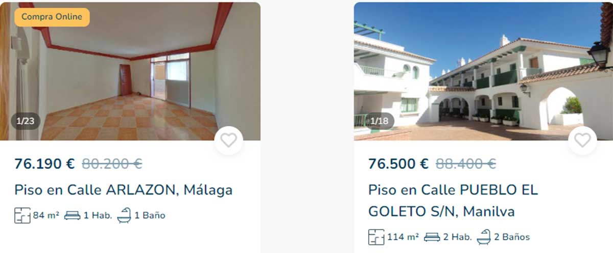 Pisos en Málaga por 76.000 euros