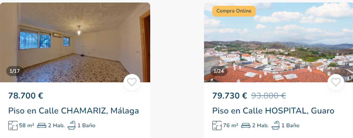 Pisos en Málaga por 78.000 euros