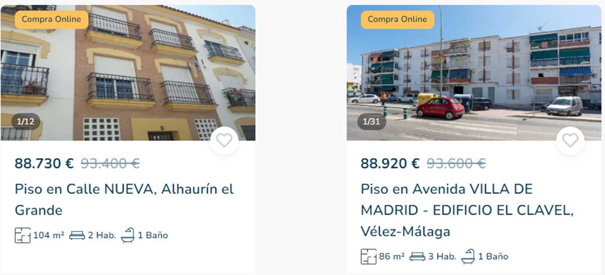 Pisos en Málaga por 88.000 euros