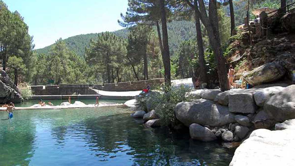 Zona de baño del Charco Verde
