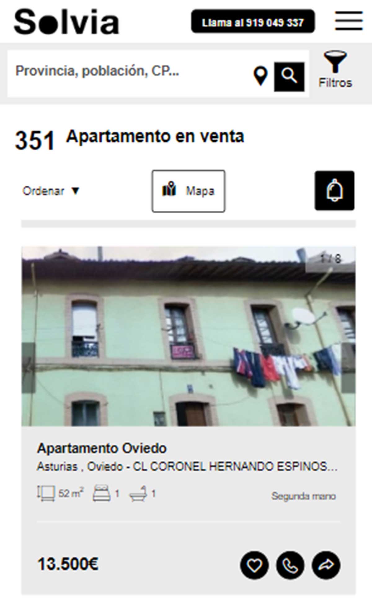 Apartamento a la venta por 13.000 euros