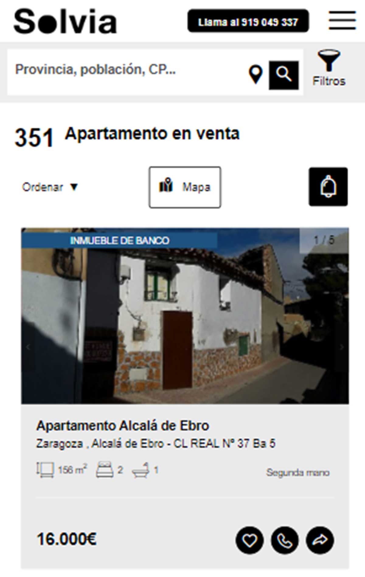 Apartamento a la venta por 16.000 euros