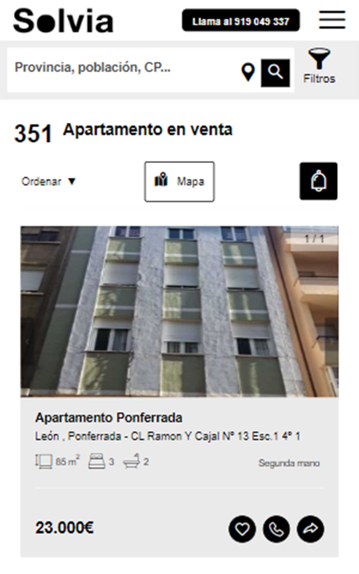 Apartamento a la venta por 23.000 euros