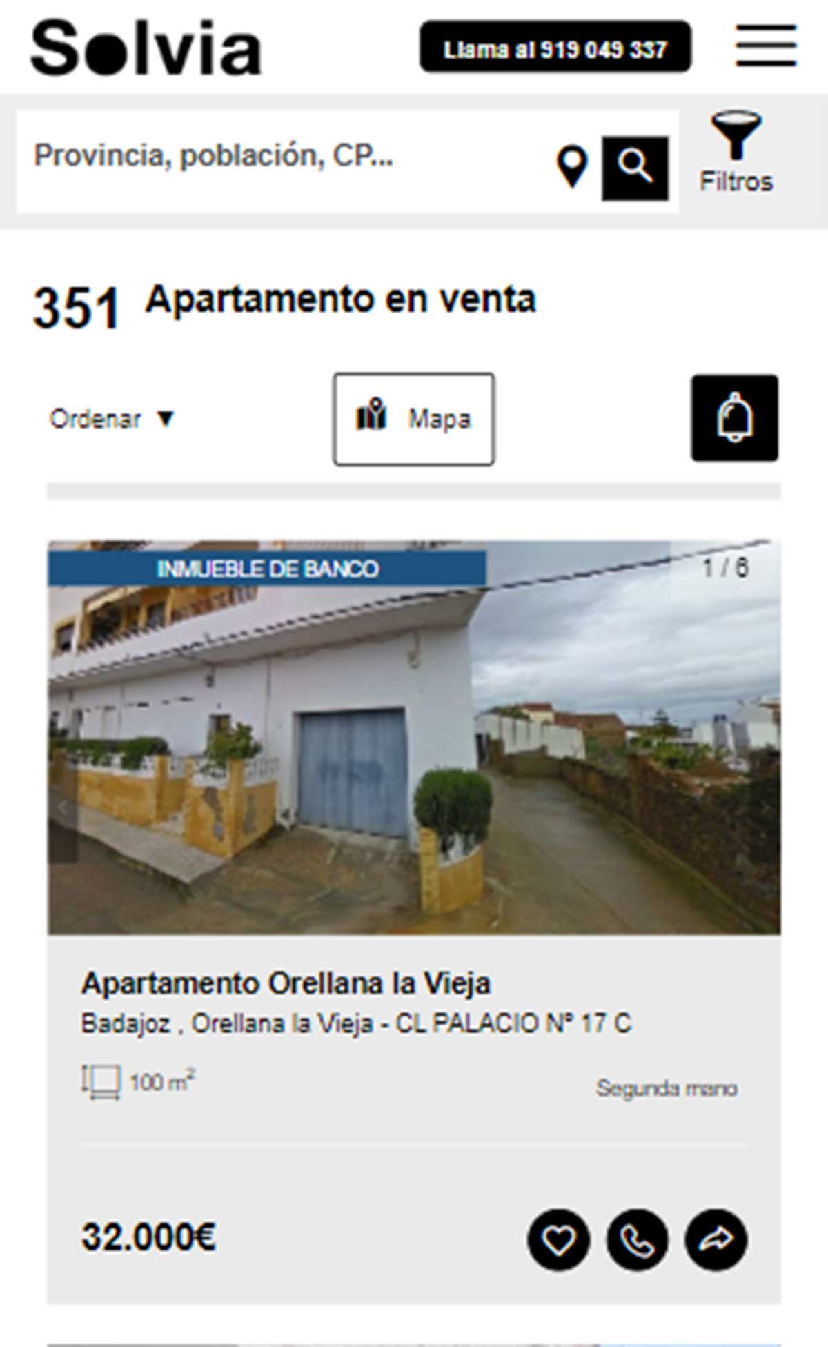 Apartamento a la venta por 32.000 euros
