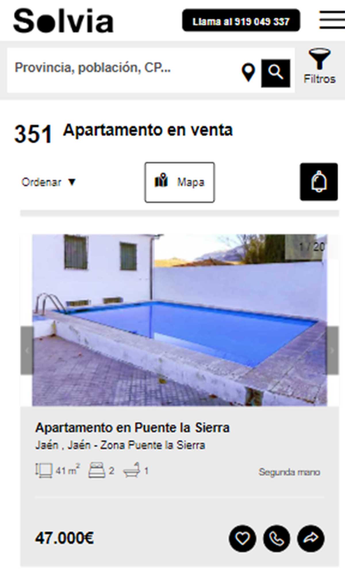 Apartamento a la venta por 47.000 euros