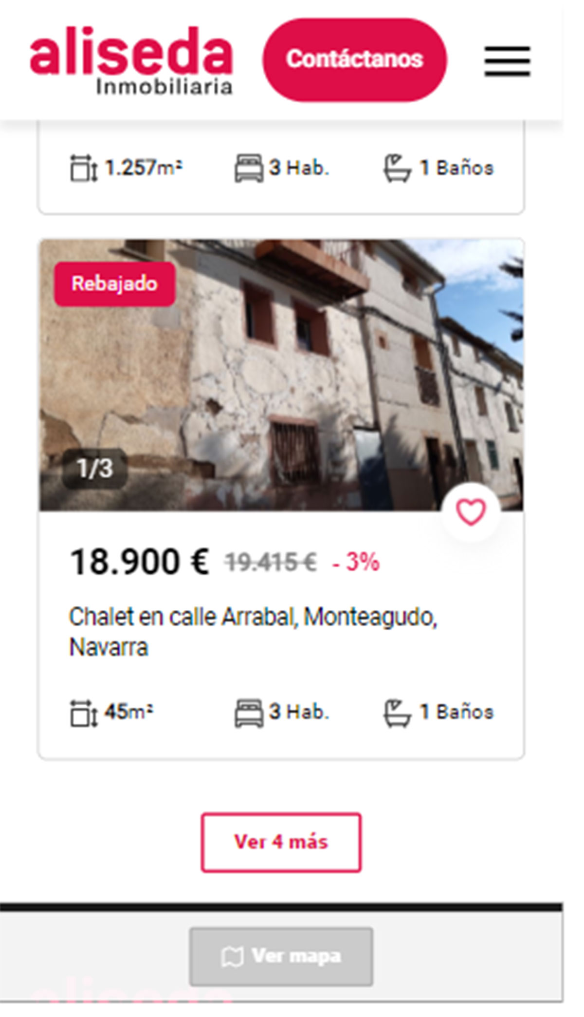 Casa con jardín por 18.000 euros