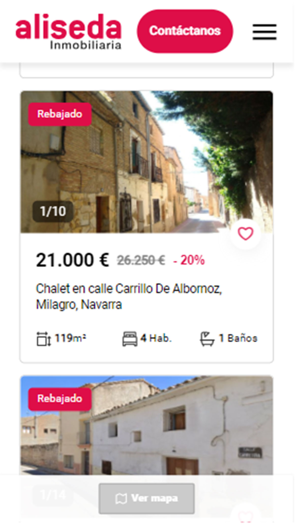 Casa con jardín por 21.000 euros