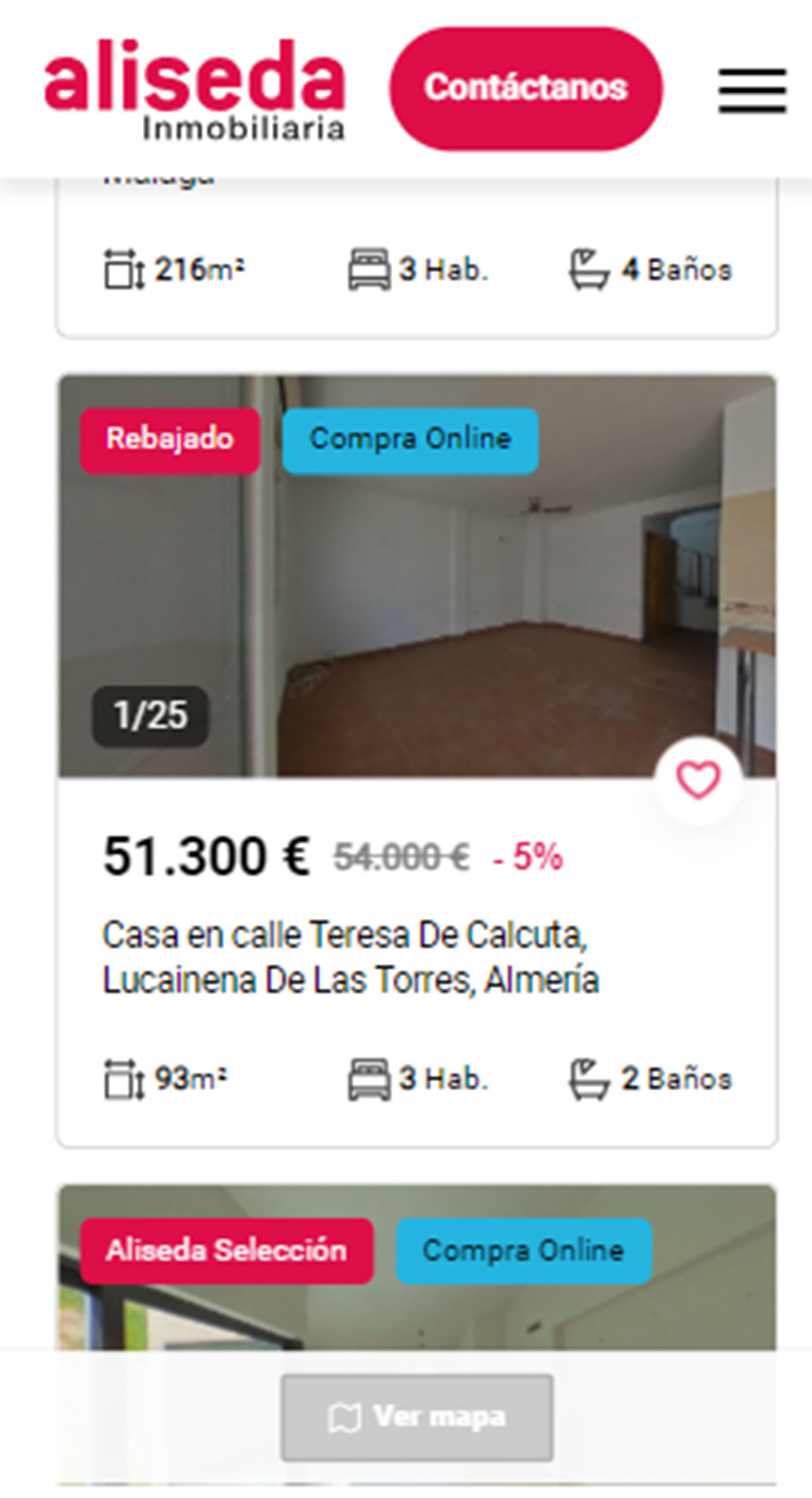 Casa con jardín por 51.000 euros