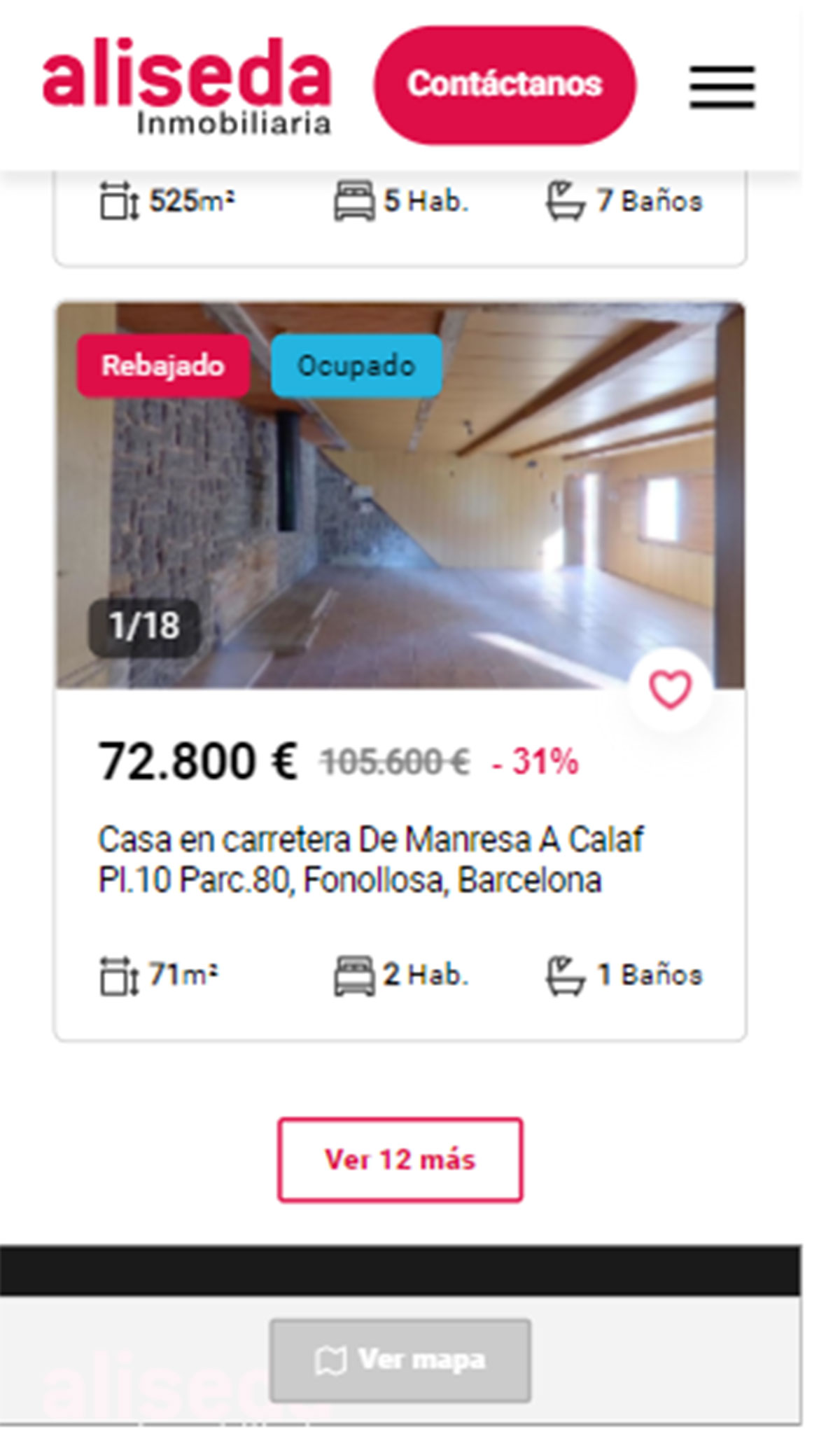 Casa con jardín por 72.000 euros