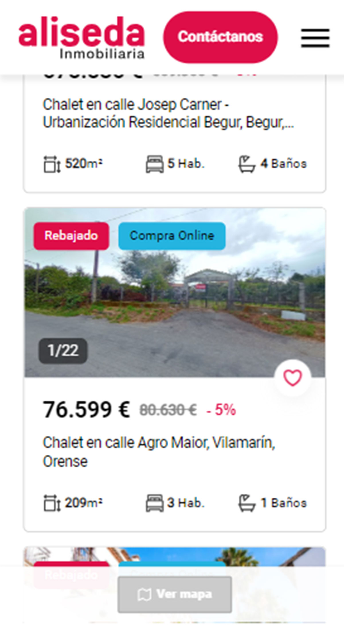 Casa con jardín por menos de 80.000 euros