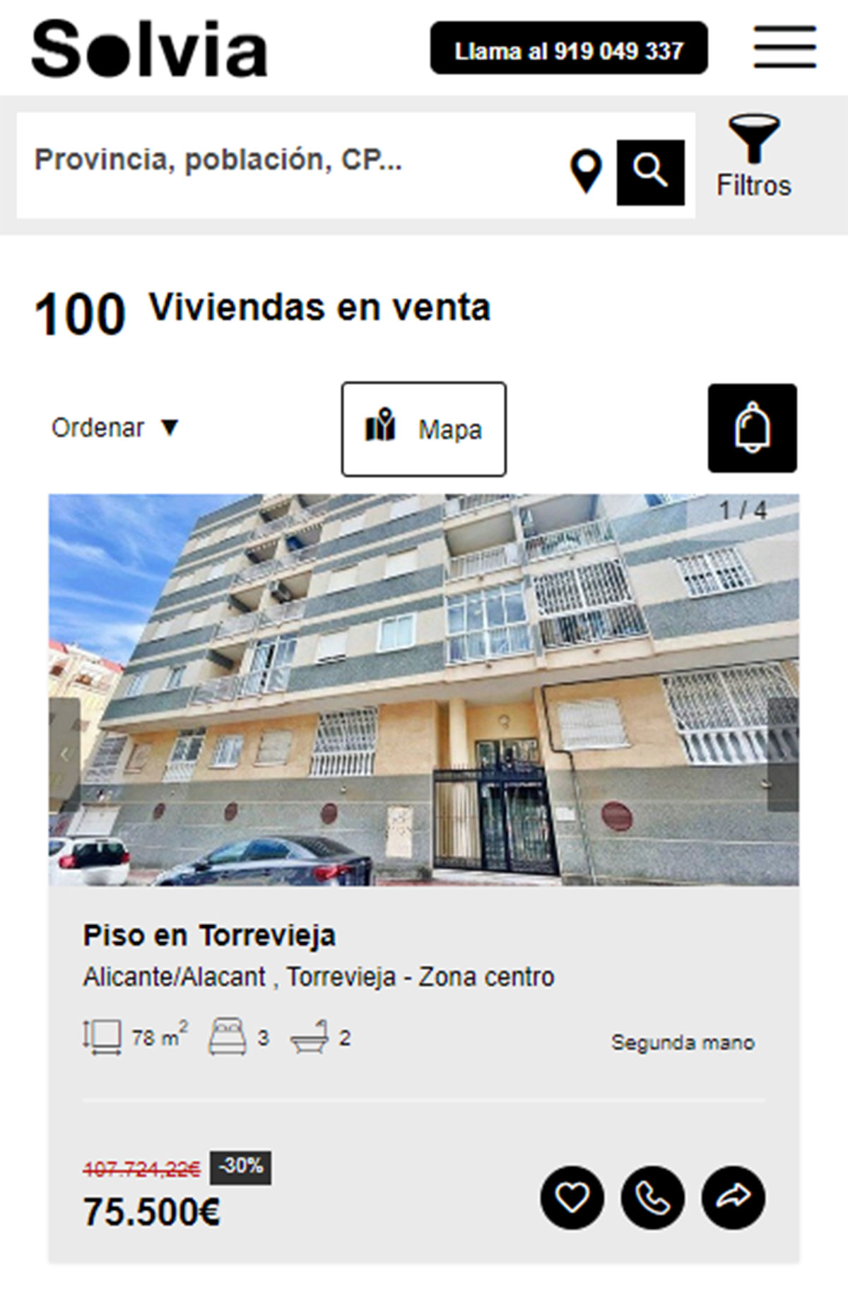 Casa a con piscina en Solvia por 75.500 euros
