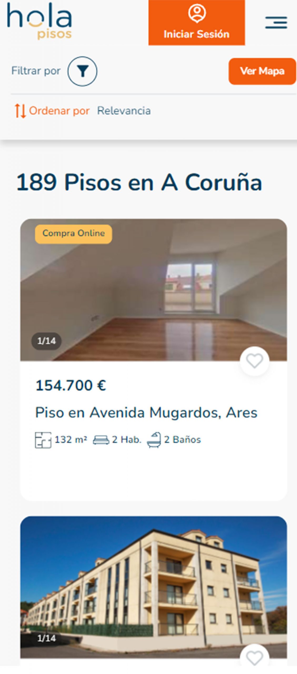 Catálogo de pisos A Coruña