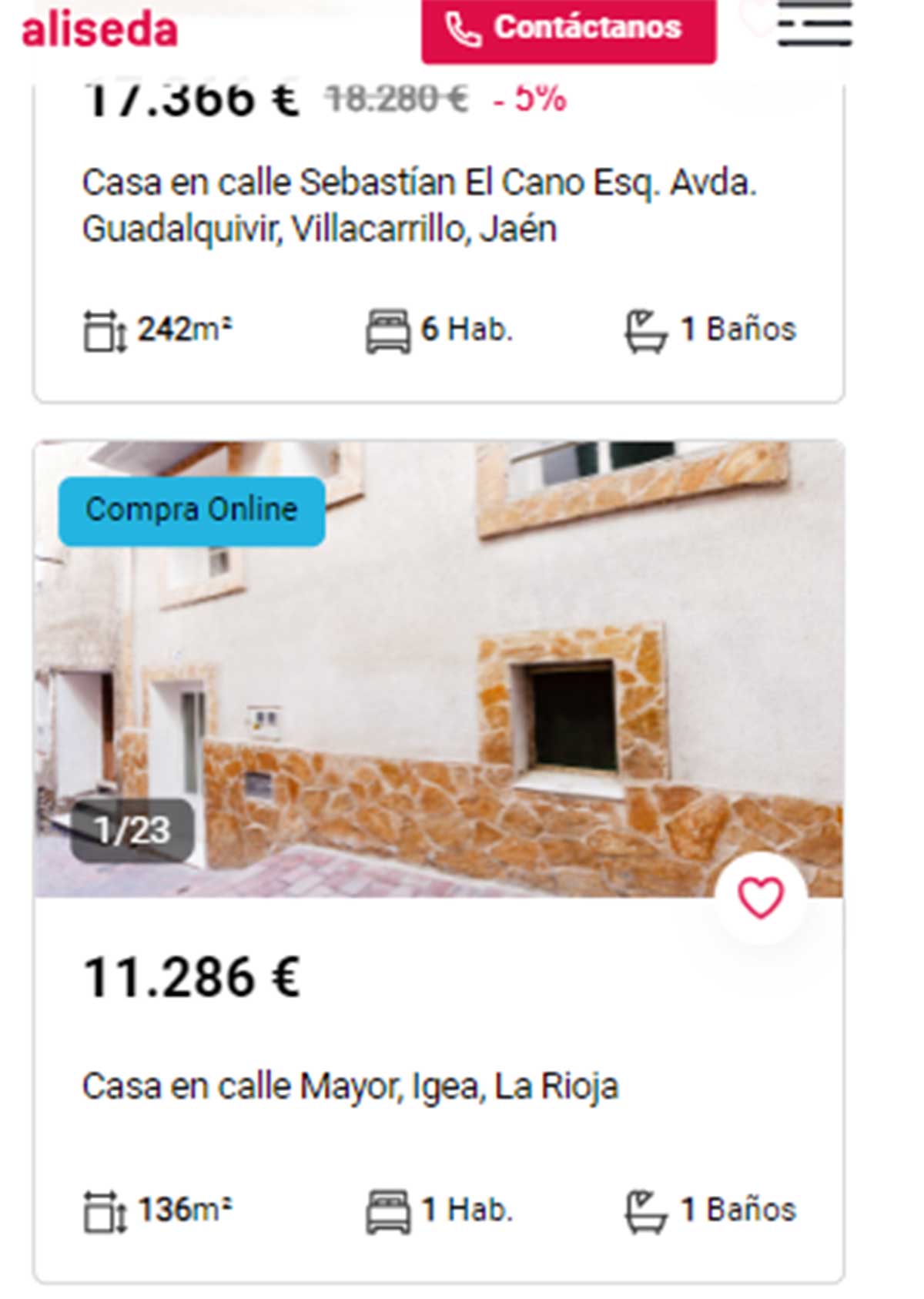 Chalet en venta por 11.000 euros