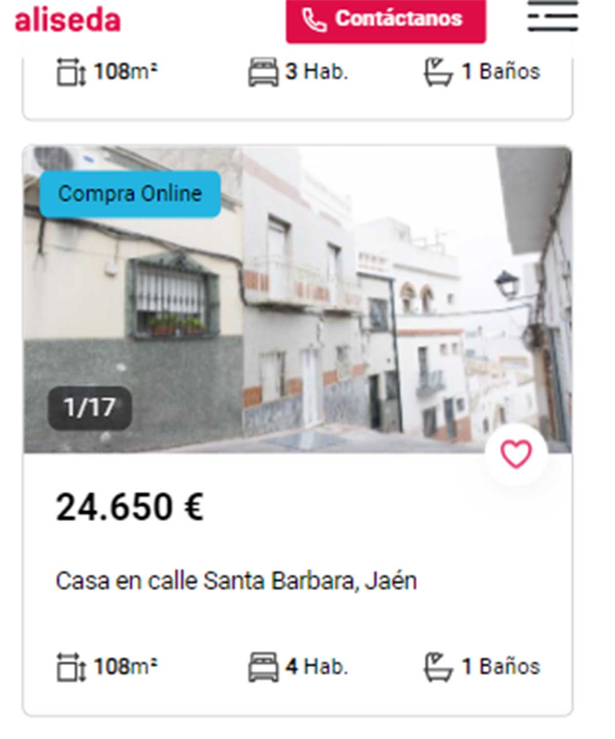 Chalet en venta por 24.600 euros