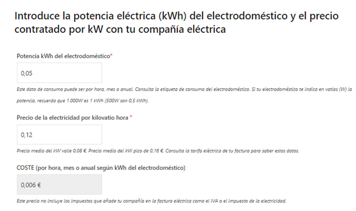 Ejemplo de consumo de un ventilador barato