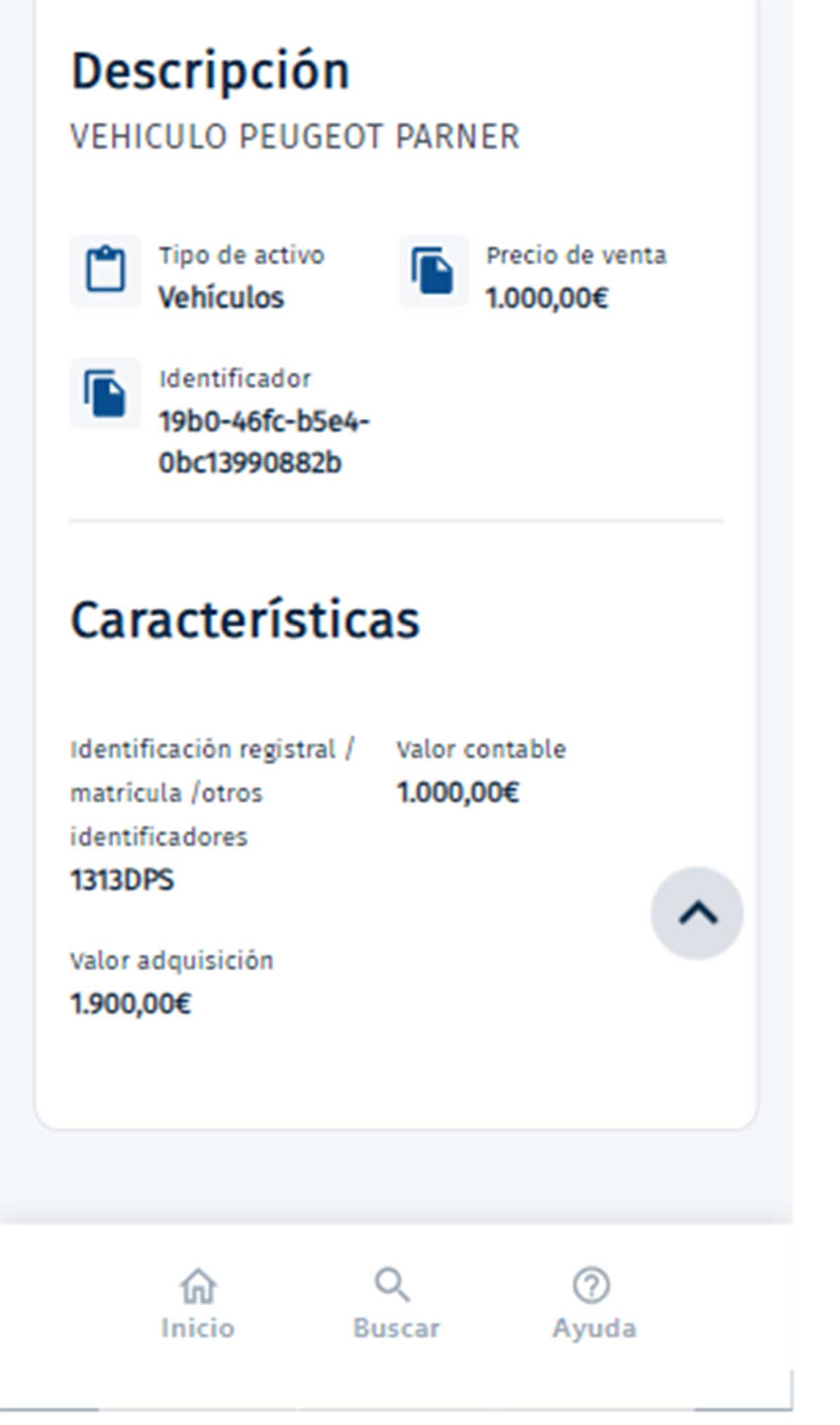 Características de coche