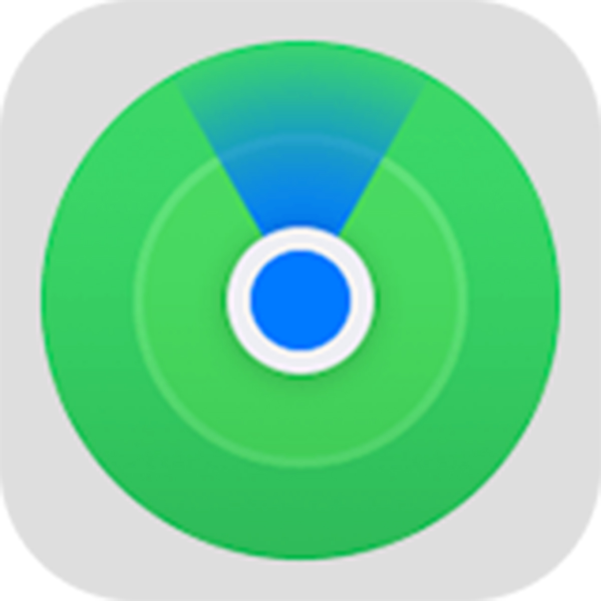 Icono de la app Buscar de Apple.