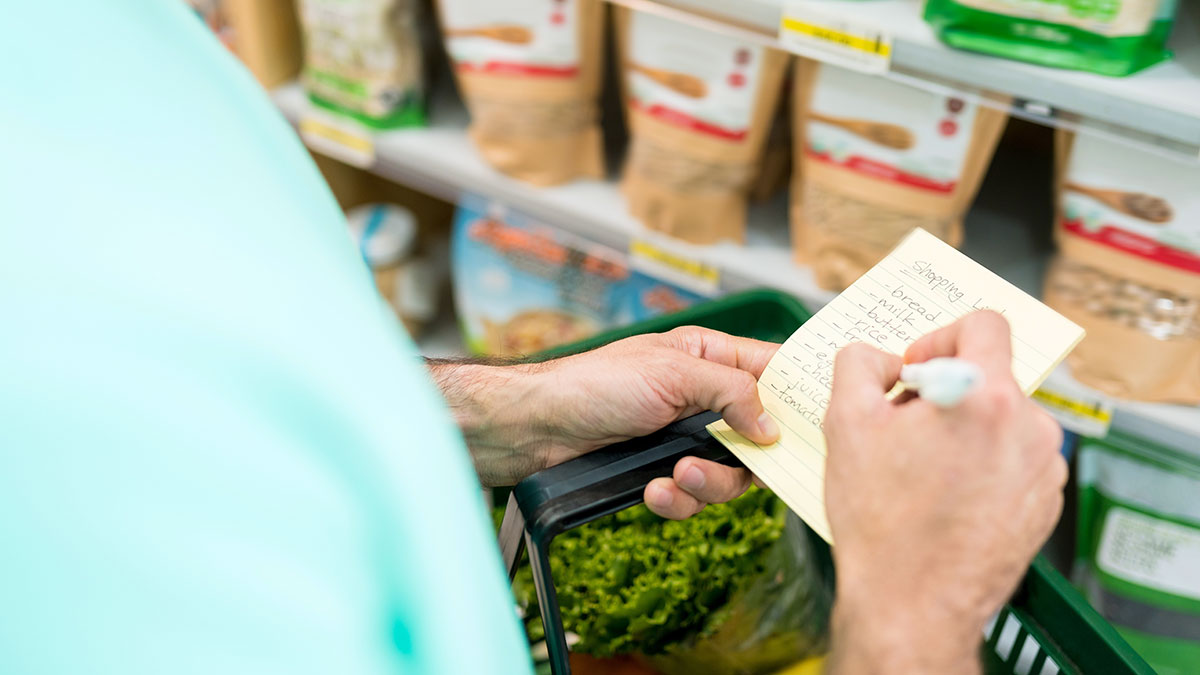 Preparar lista de la compra