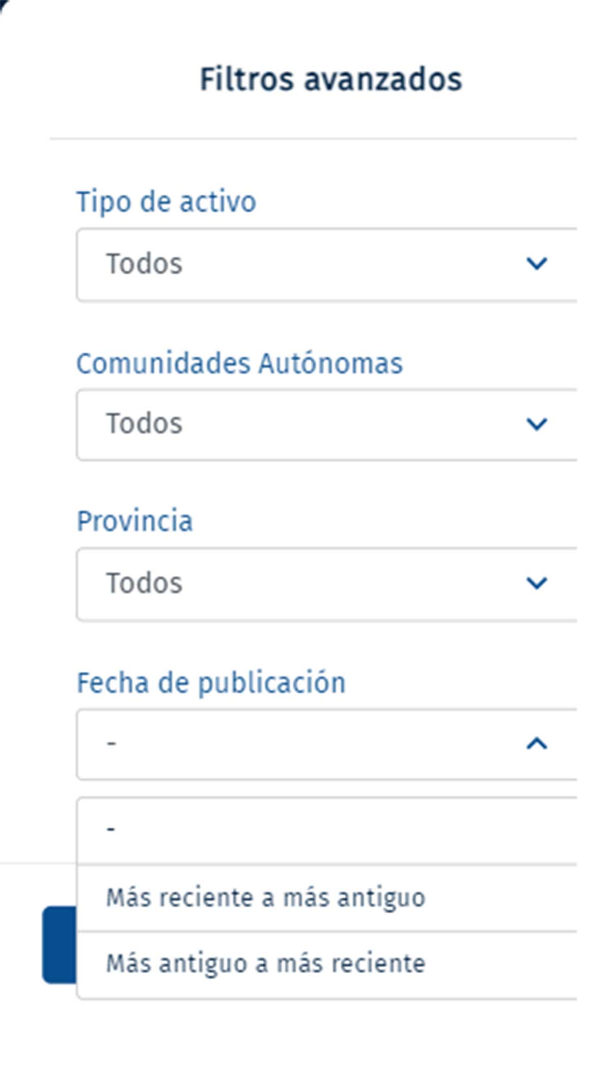 Fecha de la publicación del bien