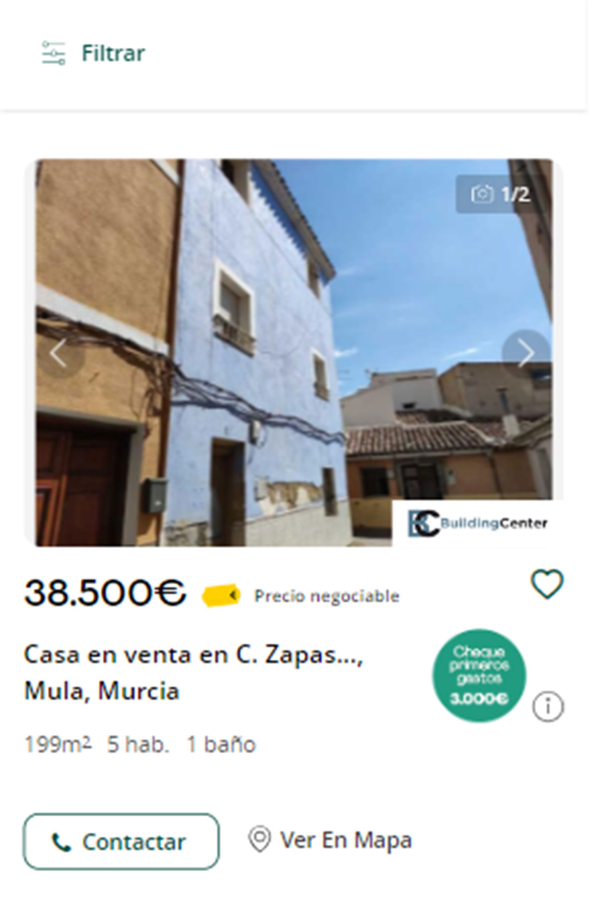 Piso con cheque regalo por 38.500 euros