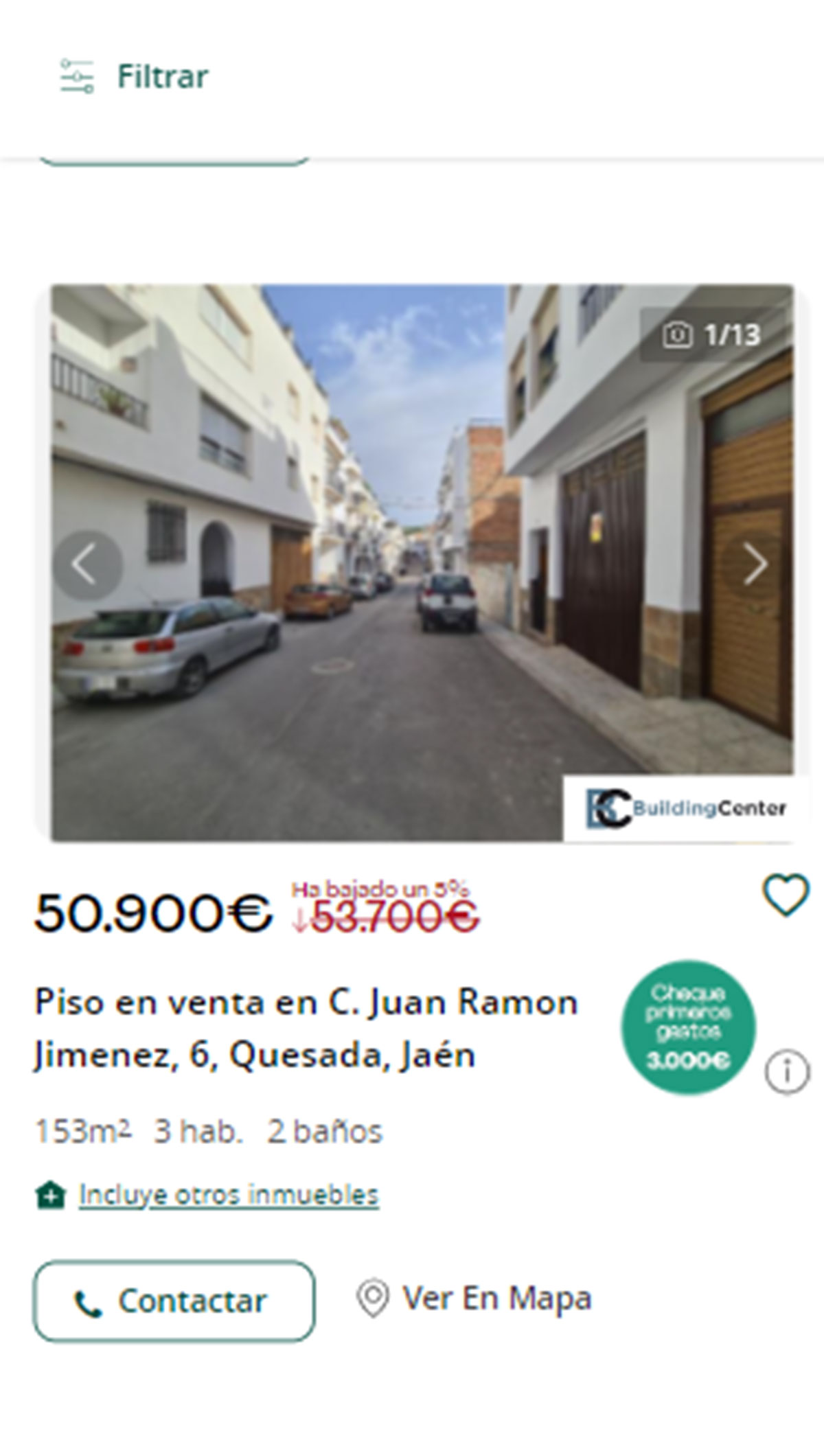 Piso con cheque regalo por 50.900 euros