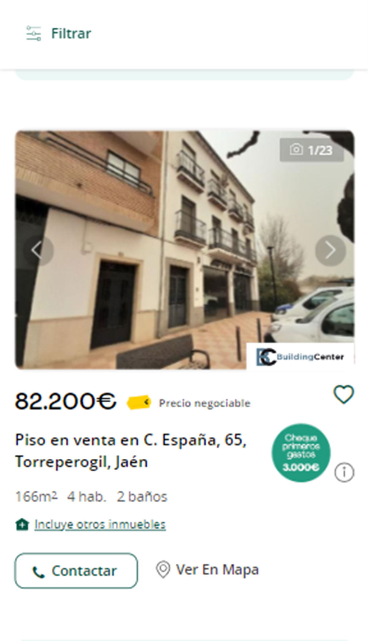 Piso con cheque regalo por 82.000 euros