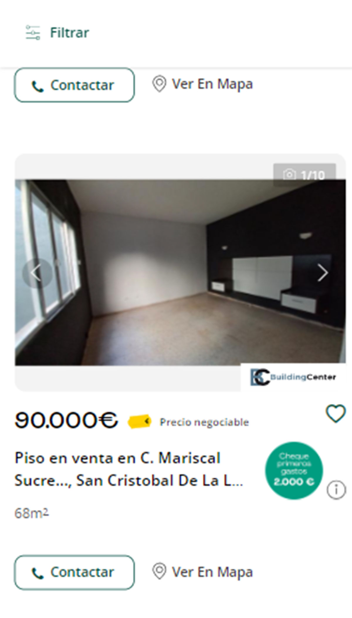 Piso con cheque regalo por 90.000 euros