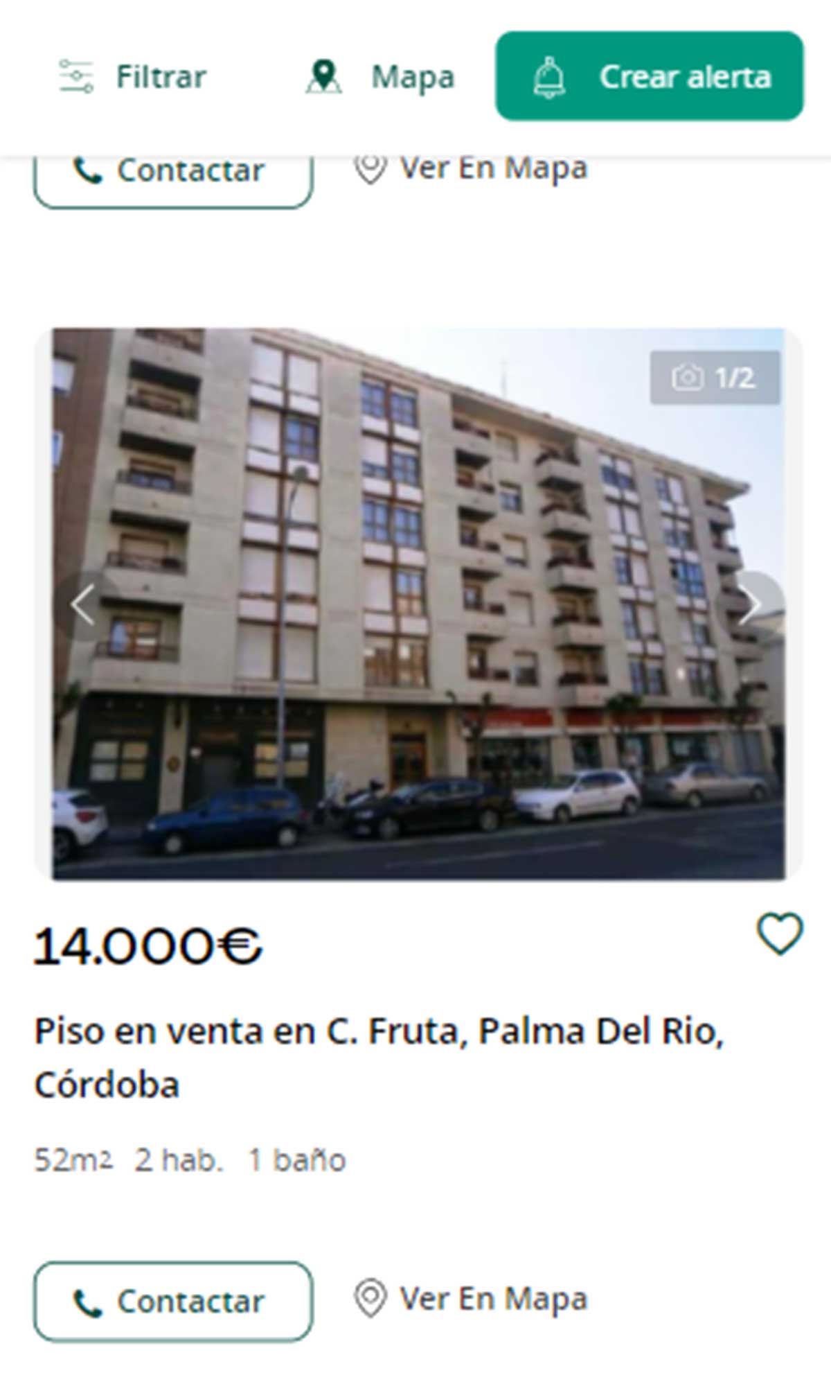 Piso a la venta en Córdoba por 1.000 euros