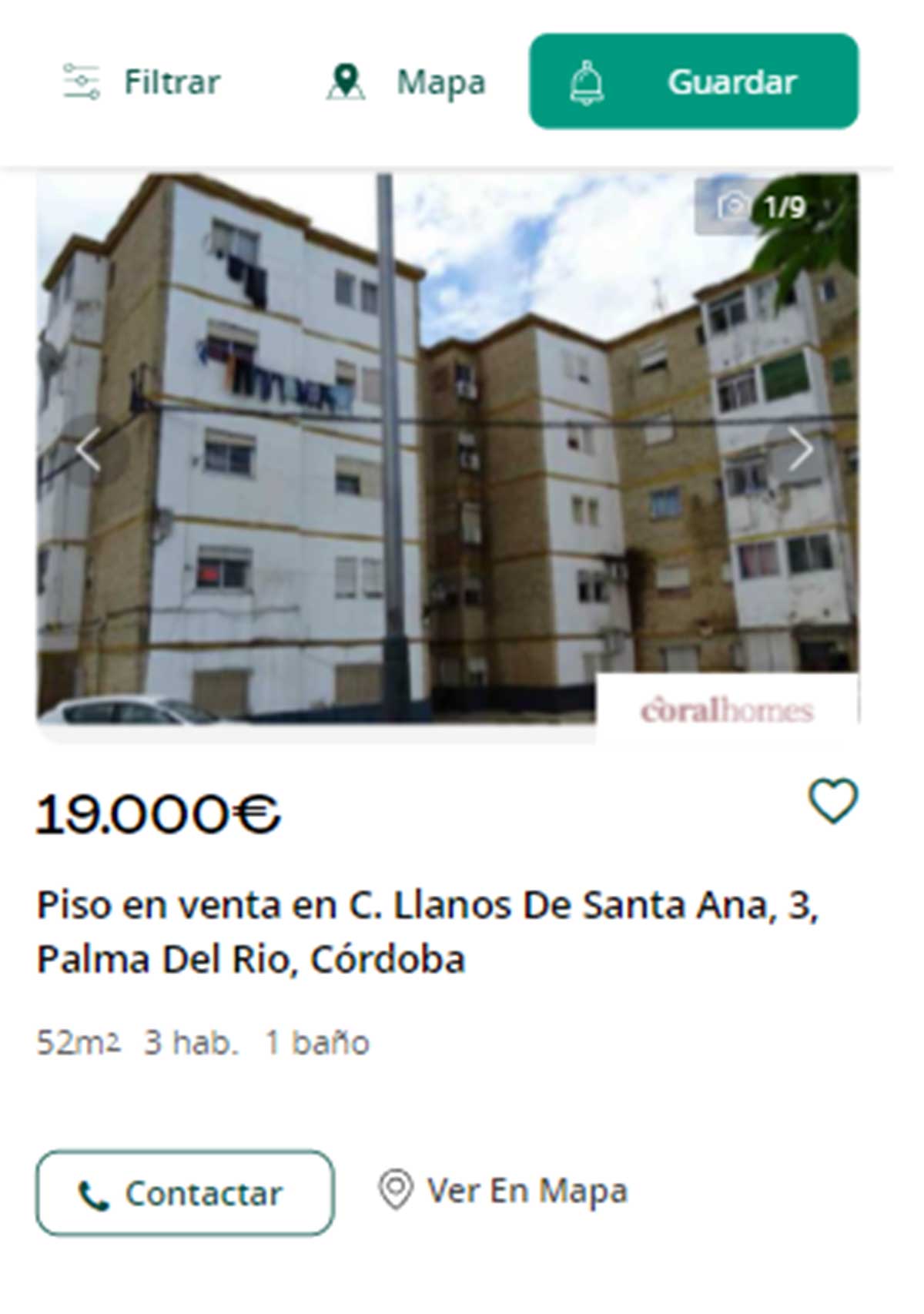 Piso a la venta en Córdoba por 19.000 euros