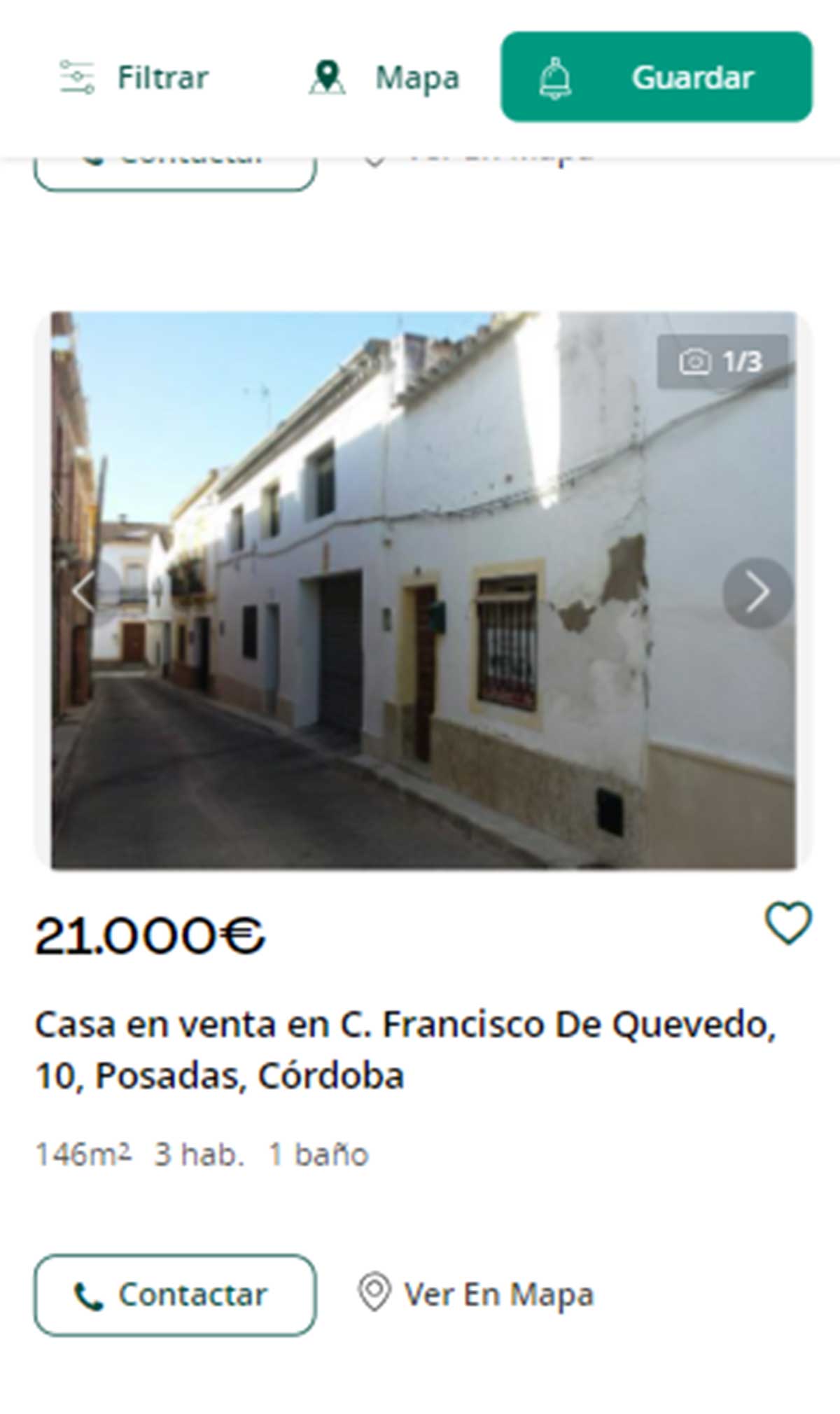 Piso a la venta en Córdoba por 21.000 euros