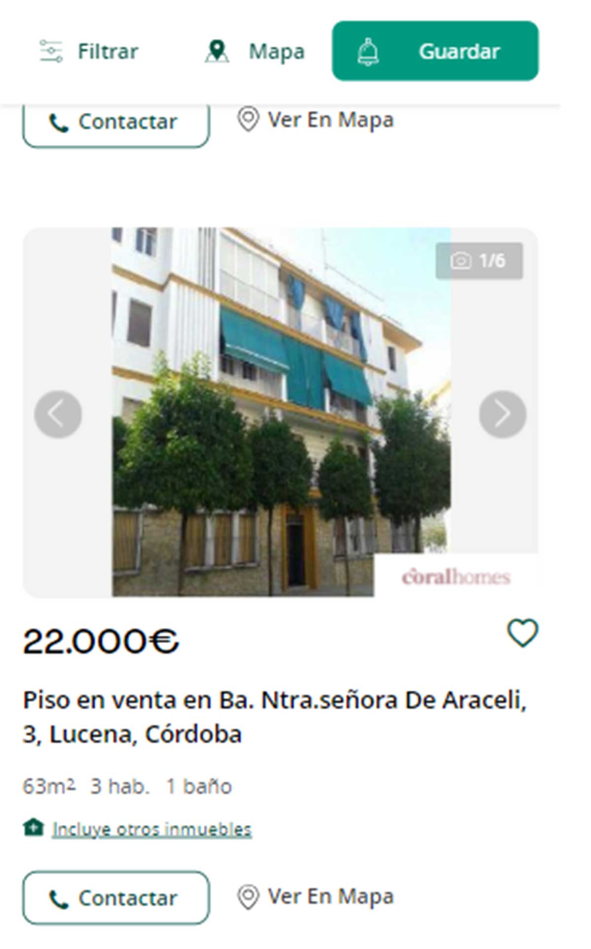 Piso a la venta en Córdoba por 22.000 euros