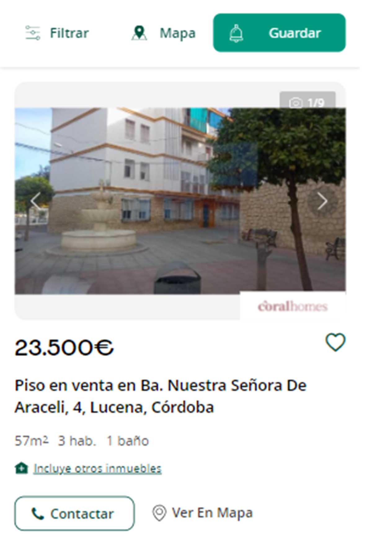 Piso a la venta en Córdoba por 23.000 euros