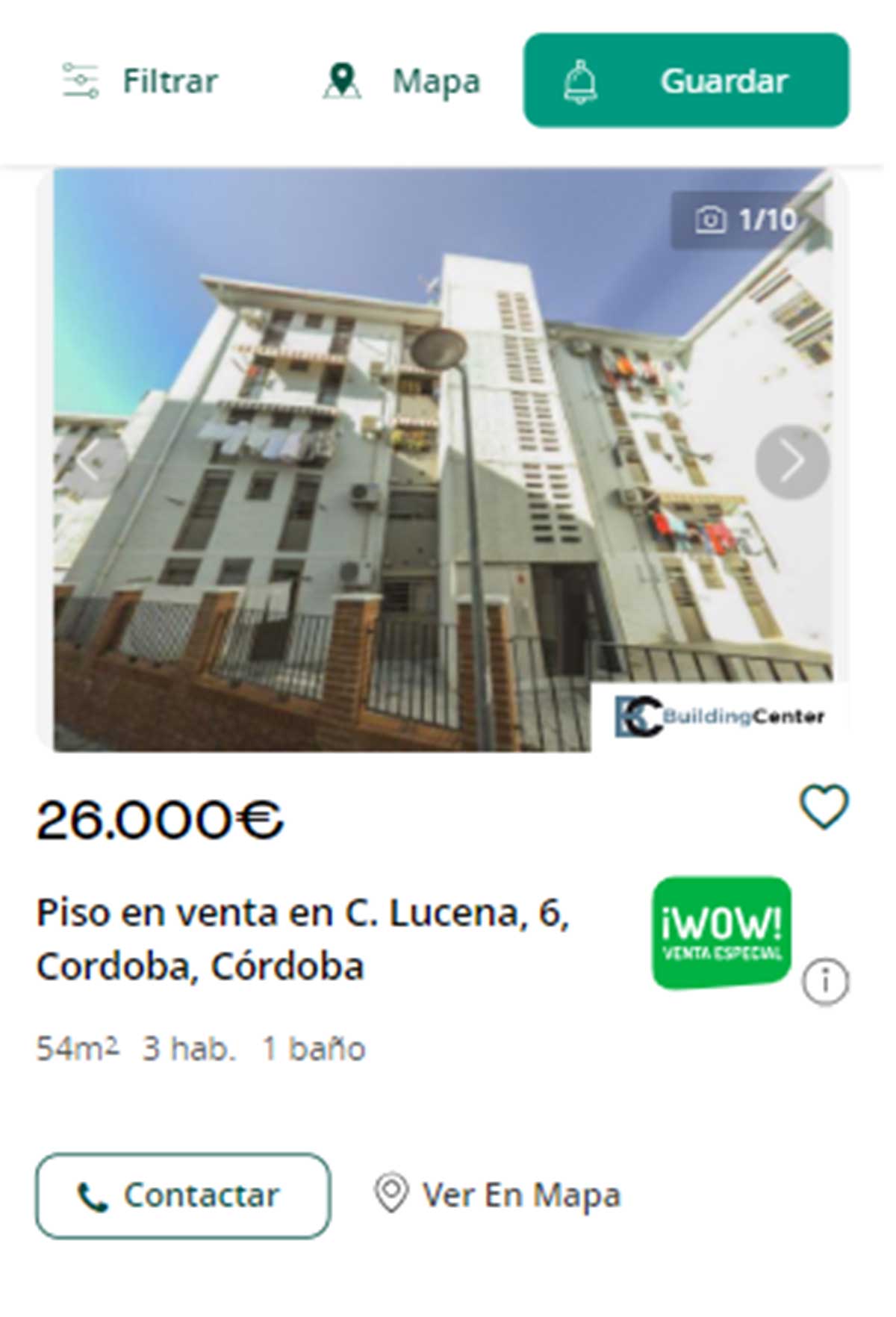 Piso a la venta en Córdoba por 26.000 euros