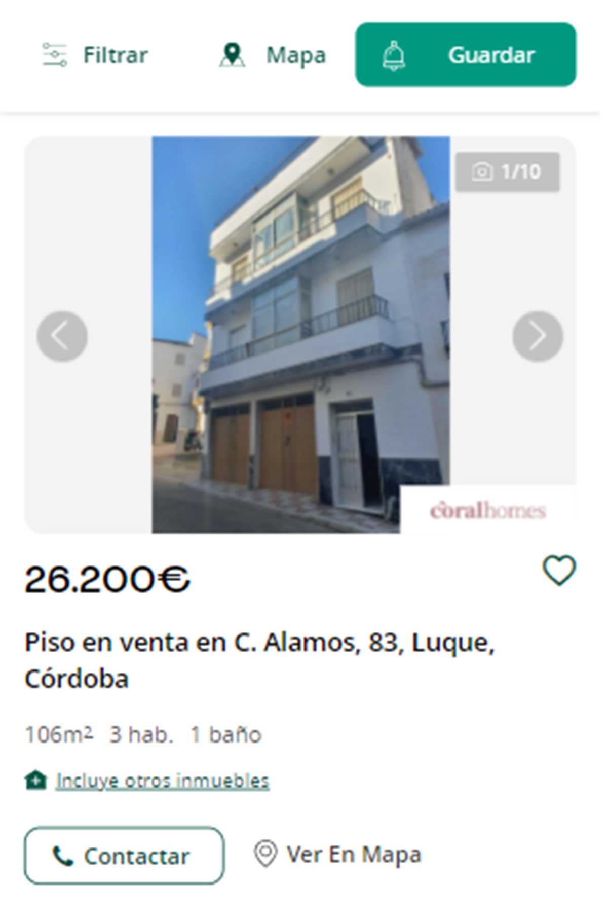 Piso a la venta en Córdoba por 26.200 euros