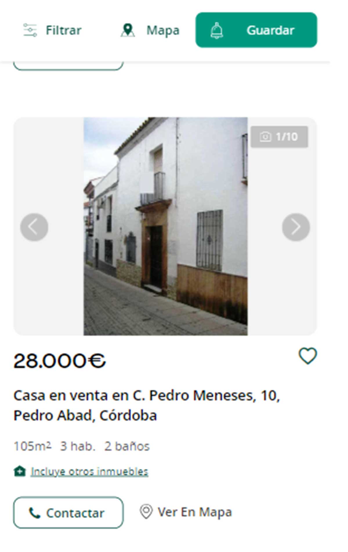 Piso a la venta en Córdoba por 28.000 euros