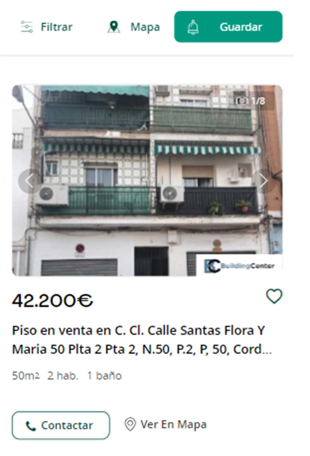 Piso a la venta en Córdoba por 42.000 euros
