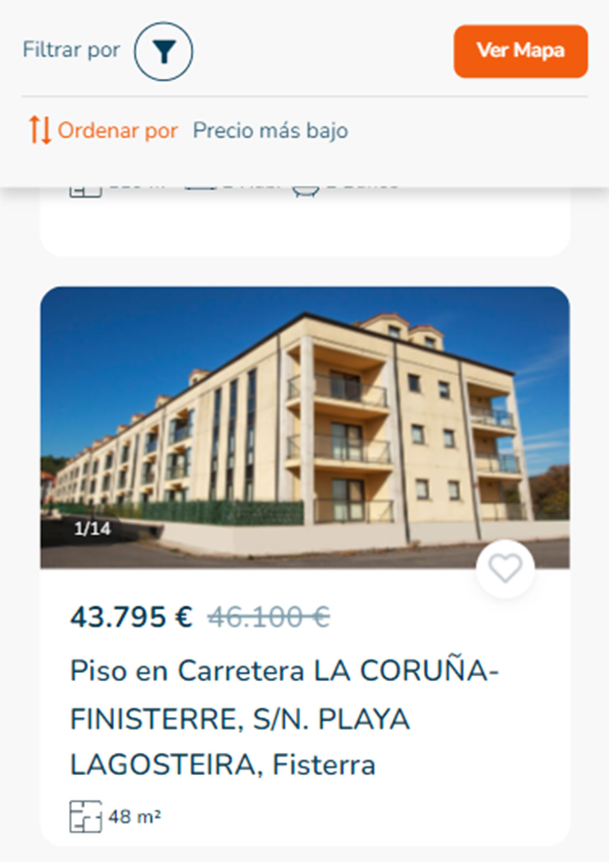 Piso a la venta en A Coruña por 43.700 euros