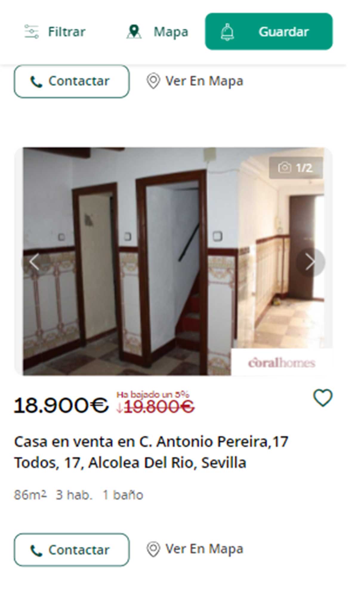 Piso en Sevilla por 18.900 euros