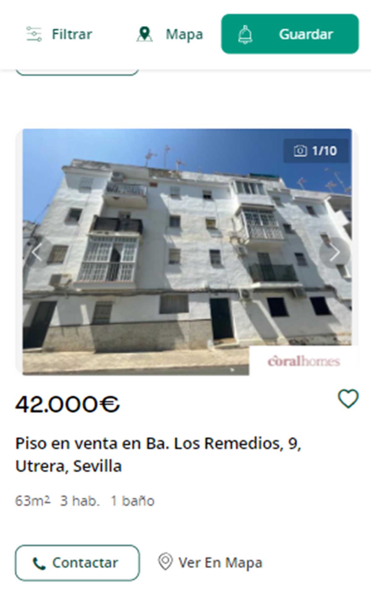 Piso en Sevilla por 42.000 euros