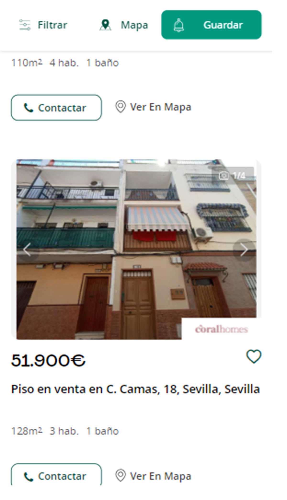 Piso en Sevilla por 51.000 euros