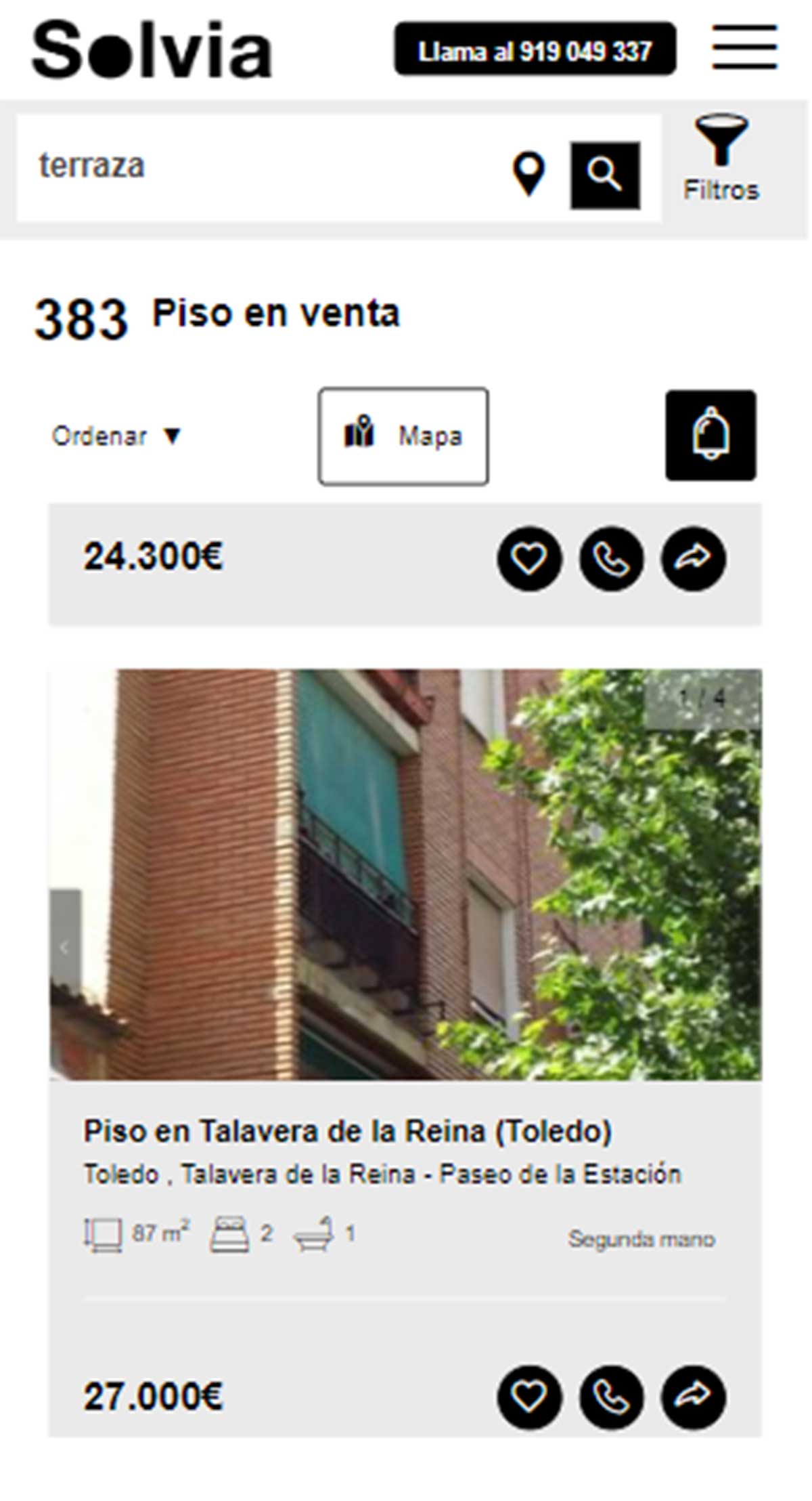 Piso con terraza por 27.000 euros