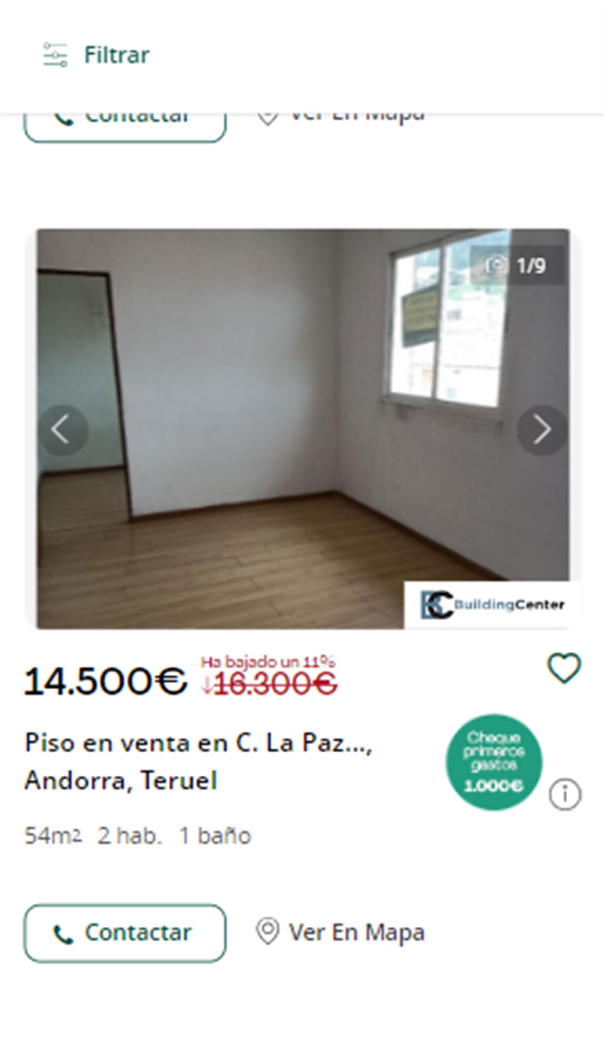 Piso con cheque regalo por 14.000 euros