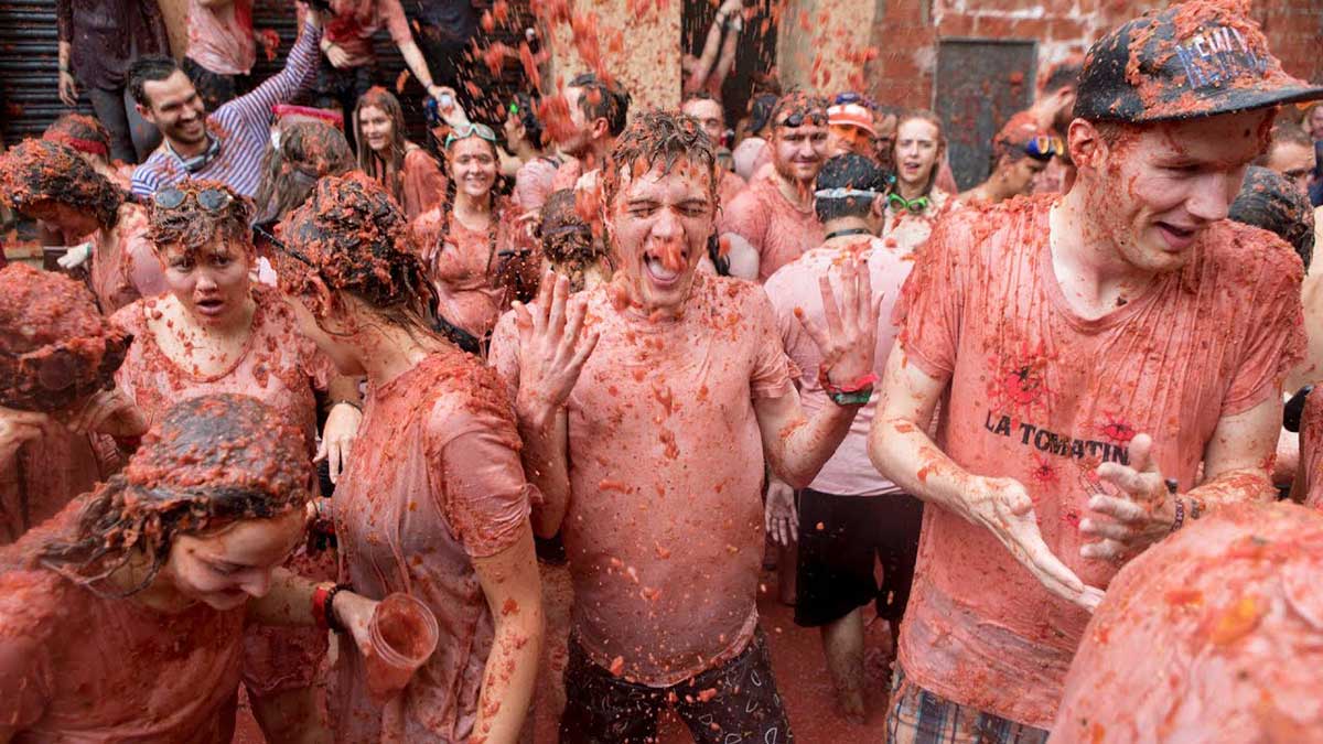 Tomatina de Buñol. 