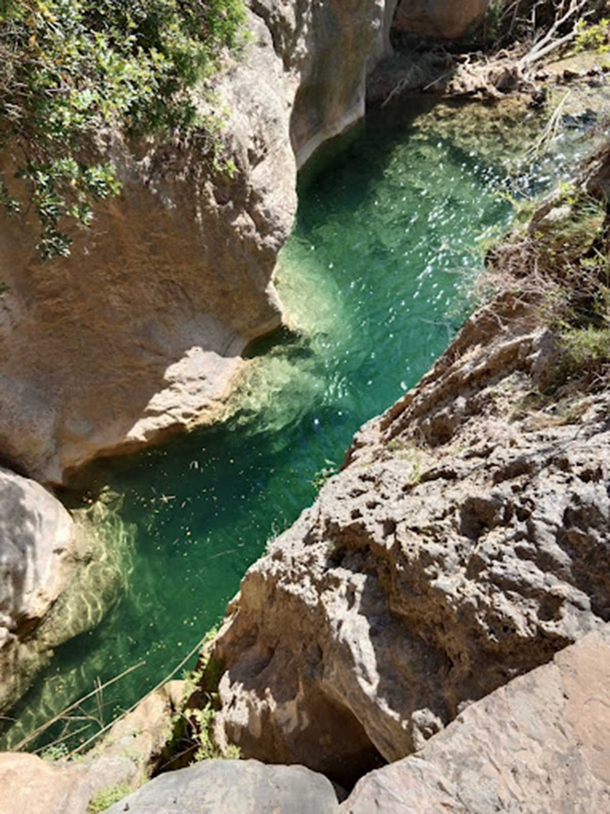 Vista aérea de la cueva del Turche