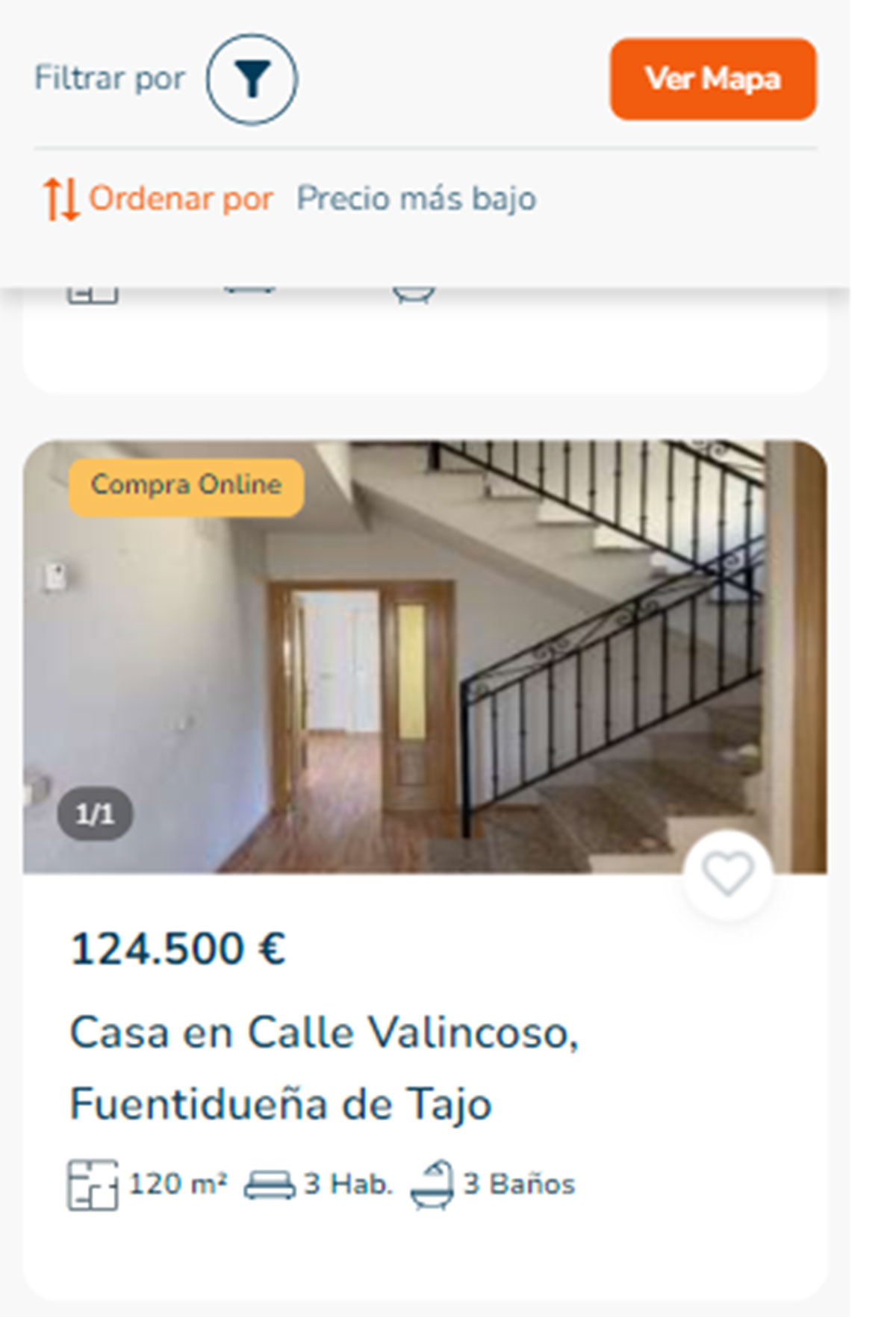 Casa en Madrid por 124.000 euros