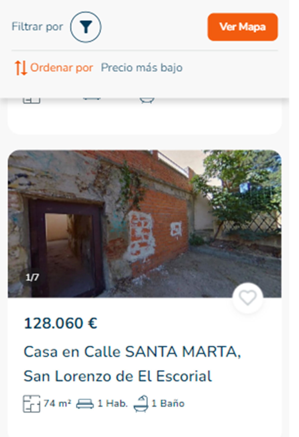 Casa en Madrid por 128.000 euros