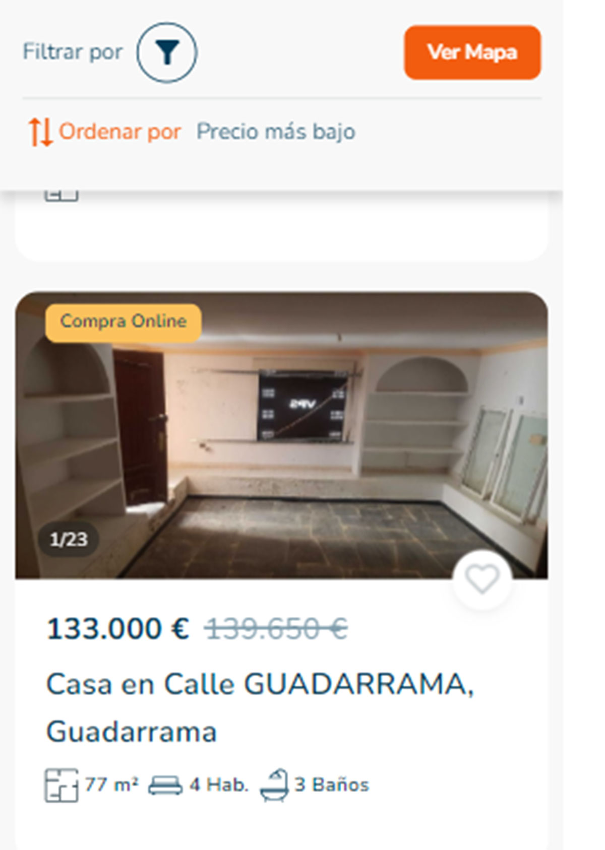Casa en Madrid por 133.000 euros