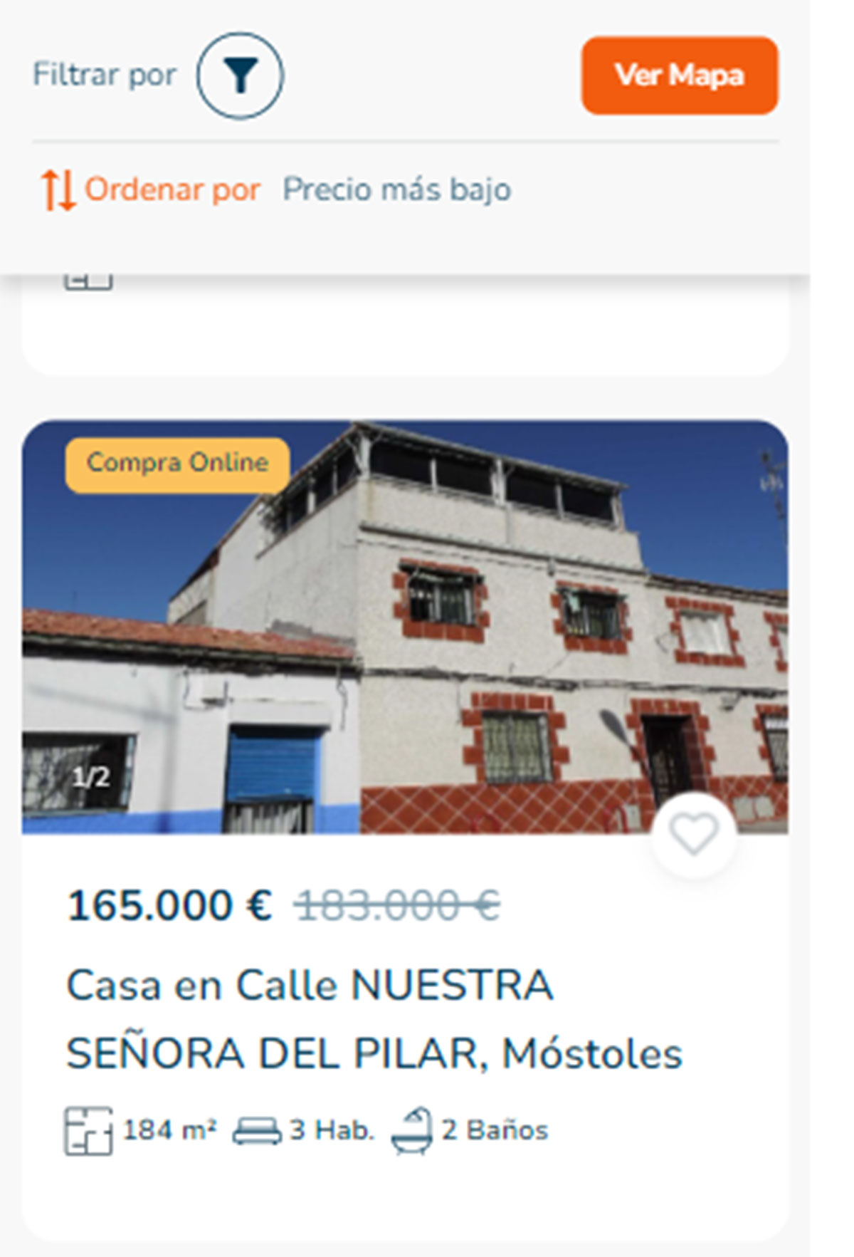 Casa en Madrid por 165.000 euros